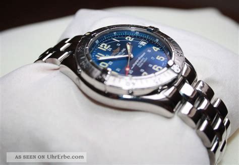 breitling damenuhr blaues armband|Mehr.